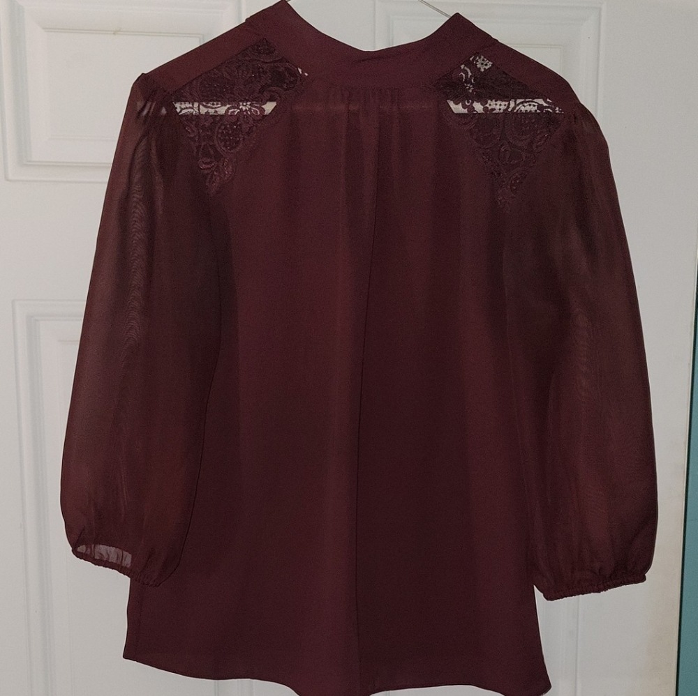 Brown Lace Top